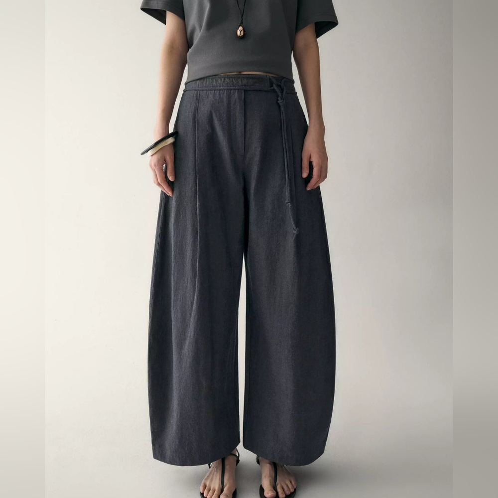 Insis Cotton Belted Pants